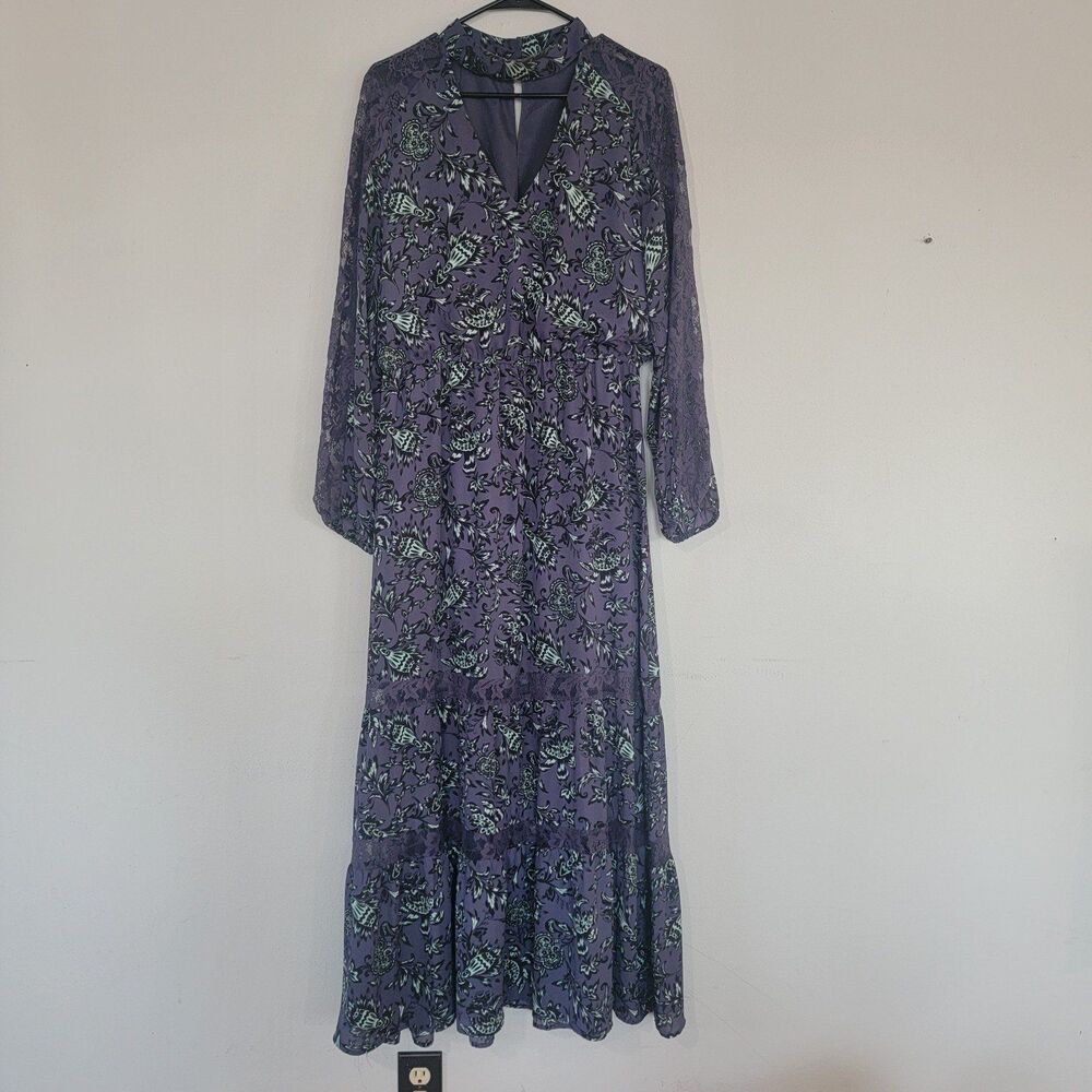 Belle Sky Maxi Dress Size Large